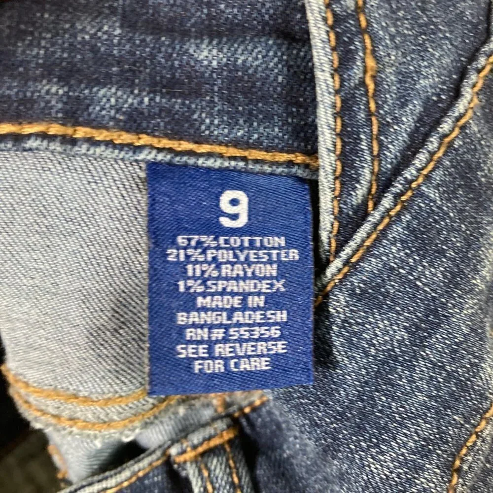 Womens Blue Spice‎ Jean Denim Stretch Shortalls 9
